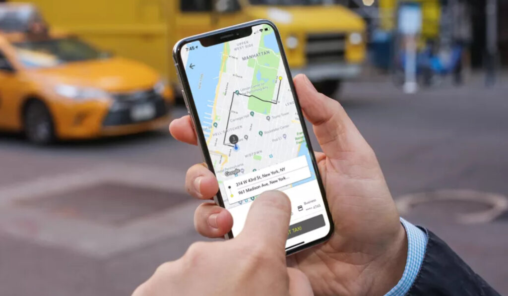 App de transporte en Nueva York